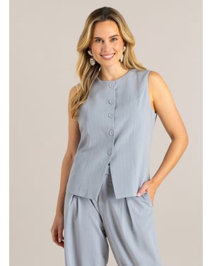 IVY BEAU Givenna Tops Grey