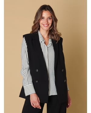IVY BEAU Sien Tops Black