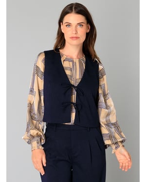 YEST Babette Cover ups Dark Navy