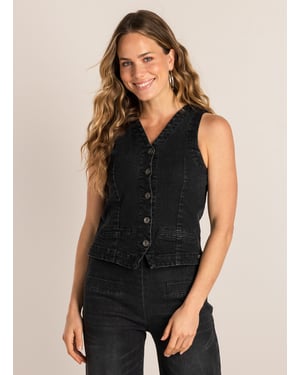 IVY BEAU Sabina Tops Black