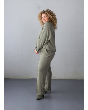 YEST CURVE Gabriela Sweatshirts Sage