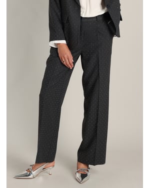YEST Gilana Essential Bottoms Dark Grey/Melange
