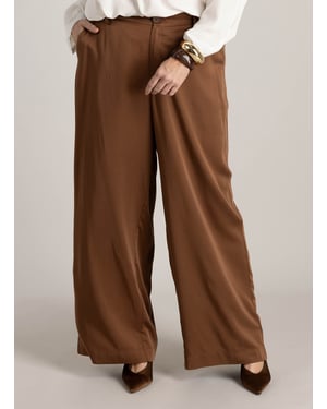 YEST CURVE Hasina Bottoms  Copper Brown