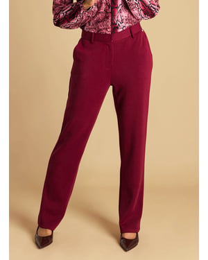 IVY BEAU Ayana Bottoms Dark Red
