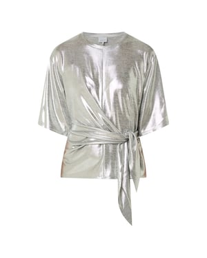 Dante 6 Uxia metallic twist detail top tops 261493