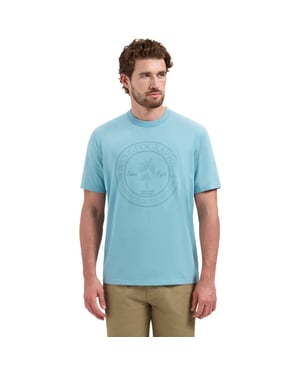 No Excess T-shirt crewneck graphic seablue