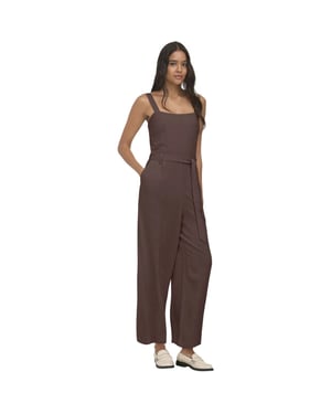 Only Onlsiesta linen bl belt jumpsuit pnt shopping bag