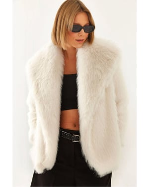 Oversized Nepleren Jas