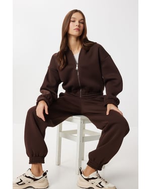 Hooded Lange Mouw Twee-Stuk Coord Set