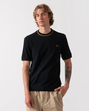 Crew Neck T-Shirt in Black