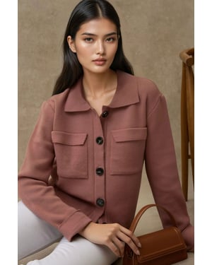 Geknoopte Cardigan met Zakken