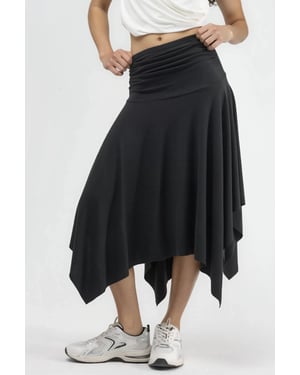 Zachte Touch Asymmetrische Midi Rok
