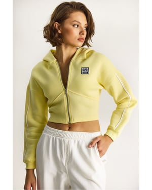 Ritskraag Aangesneden Sweater