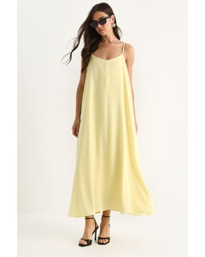 Maxi V-hals Jurk