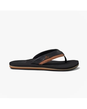 Reef Cushion Dawn Mens Toe-post Sandals Black/tan