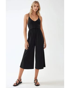 V-hals Basis Jumpsuit