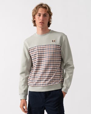 Crewneck Sweatshirt in Light Grey
