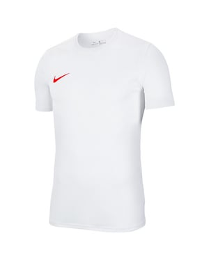 Nike Heren Dry Park VII trui met korte mouwen (Wit, Rood)