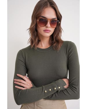 Crew Neck Knit Sweater