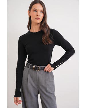 Crew Neck Knit Sweater