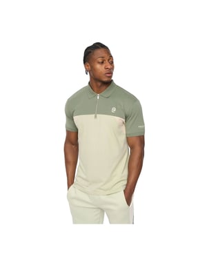 Crosshatch Heren Castlebay Poloshirt (Licht Olijf)