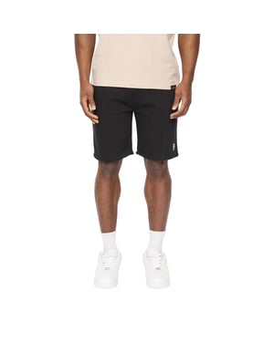 Crosshatch Mannen Bardon Casual Shorts (Zwart)