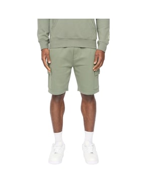 Crosshatch Herr Bardon Cargo Shorts (Oliv)