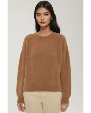 Beren Crew Neck Ultra Zachte Touch Brei Trui
