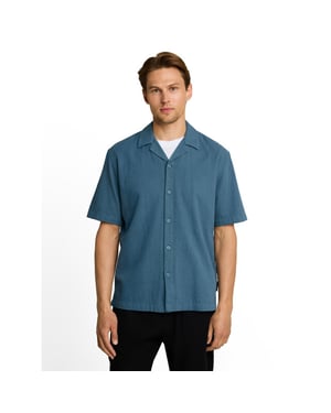 Tom Tailor Relaxed structured resort shirt