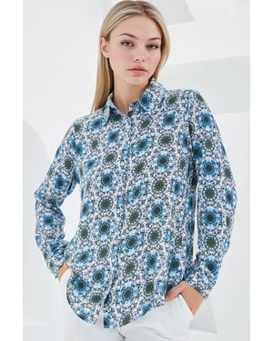 Gestreepte Lange Mouwen Shirt