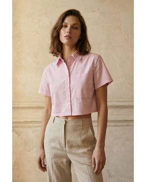 Knopjes Zak Crop Shirt
