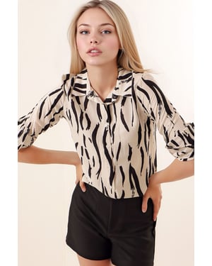 Gestreepte Lange Mouwen Shirt