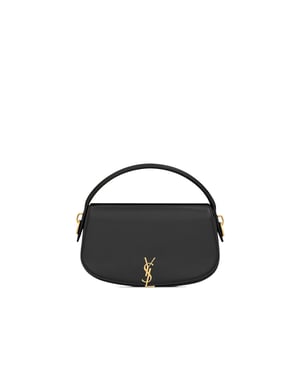 SAINT LAURENT VOLTAIRE Halvmåneformad Axelväska