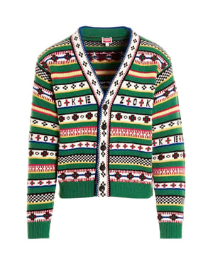 Fairisle Jacquard Cardigan