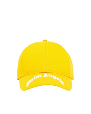 Baseballpet met gebogen logo