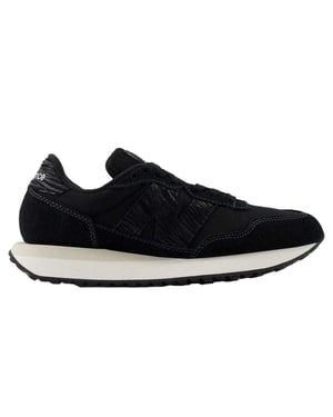 New Balance Womens/Ladies 237 Leather Trainers (Black)