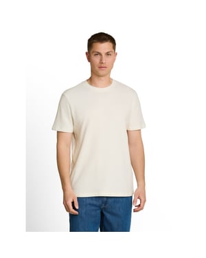 Tom Tailor Solid structured t-shirt