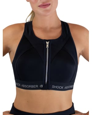 InfinitY Power Zip Front Sports Bra