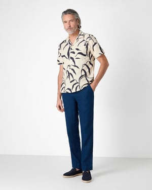 Ravenshead Short Sleeved Shirt in Ivory