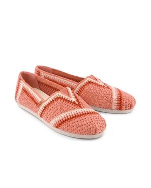 TOMS Alpargata Classic Cotton Women's Medium Pink Espadrilles