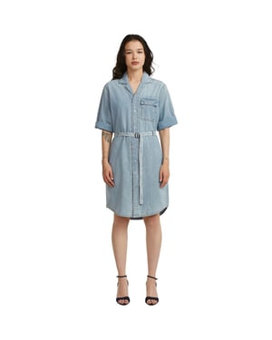 G-Star Belted shirt dress s\s wmn