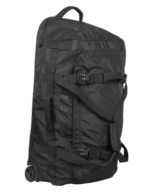 'Voyager' Wheelie Holdall with Organiser Pocket Adventure Bag Black