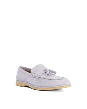 Dune Mens Broddi - Suede Tassel Trim Loafers