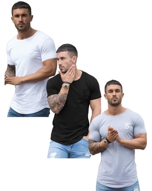 Bound By Honour | 3 Pack Mens Short Sleeve T-Shirt