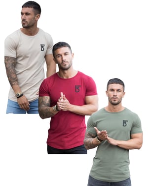 Bound By Honour | 3 Pack Mens Short Sleeve T-Shirt
