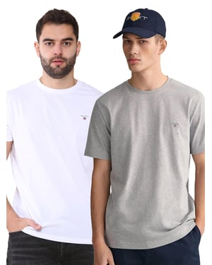 Gant | 2 Pack Mens Crew Neck T-Shirt