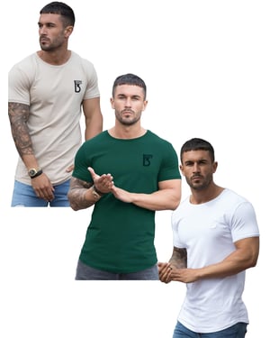 Bound By Honour | 3 Pack Mens Short Sleeve T-Shirt