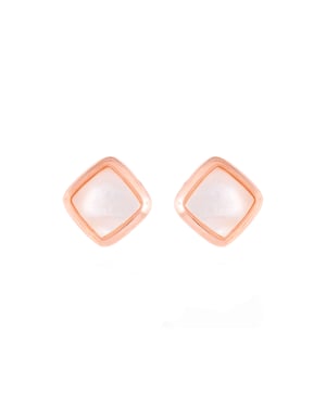 Luxenter Cat's Eye-örhängen i 18K roséguld - Mosi