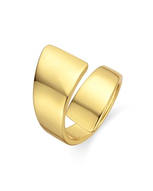 Luxenterring i 18k guldfinish - Firiel