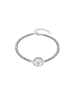 Luxenter 925 Sterling Zilver en Rhodium Plated Briljant Zirkonia Armband - Zaygen